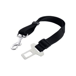 Adaptador De Cinto De Segurança Amf Preto Para Cachorros - Tamanho M