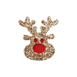 Adesivo Decorativo Griff Dog Rena De Natal - 5 Unidades Para Cachorros