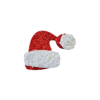 Adesivo Touca Papai Noel Natal Griff Dog - 4 Unidades Cores Sortidas Para Cachorros