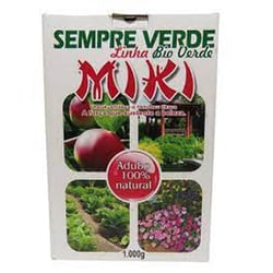 Adubo Orgânico Natural Miki Sempre Verde 1Kg - 1 Unidade