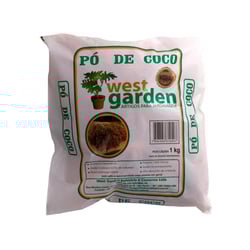 Adubo Premium West Garden 1Kg - Pó De Coco Para Jardim