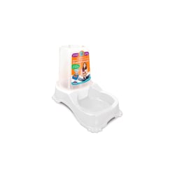 Alimentador Automático Duplo Pet Injet Para Cães - Branco