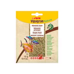 Alimento Base Sera Vipagran Nature Para Peixes - 12 Gramas