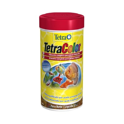 Alimento Base Tetracolor Flakes Para Peixes - 52 Gramas