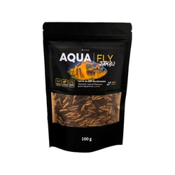 Alimento Buzz Fly Aqua Fly Jumbo Para Peixes - 100 Gramas