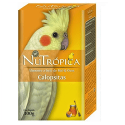 Alimento Calopsita Farinhado Mel E Ovos Nutrópica 300G - 1 Unidade
