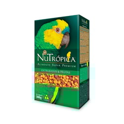 Alimento Extrusado Com Frutas Nutrópica Para Papagaios - 600G - 300 Gramas