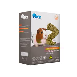 Alimento Extrusado Natural Petz 1,5Kg Para Porquinho Da Índia - 1,5 Kilos