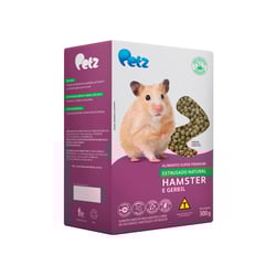 Alimento Extrusado Petz Natural 300G Para Hamster E Gerbil