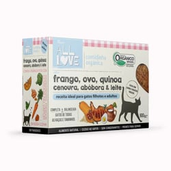 Alimento Natural All Love Frango Para Gatos Filhotes E Adultos - 900G
