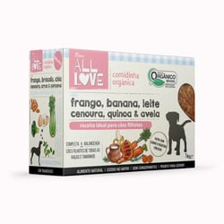 Alimento Natural All Love Sabor Frango Para Cães Filhotes - 1Kg