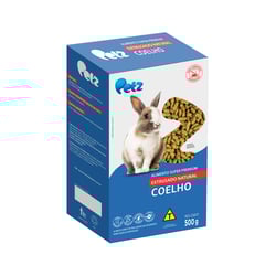 Alimento Natural Extrusado Petz Para Coelho - 500G - 500 Gramas