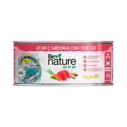 Alimento Natural Organnact Be Nature Day By Day Para Gatos Adultos - Sabor Atum E Sardinha - 120G
