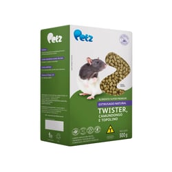 Alimento Natural Petz Extrusado 500G Para Twister E Camundongo - 500 Gramas