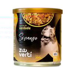 Alimento Natural Zooverti Só Frango Para Cães - 1 Lata (300G)