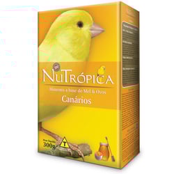 Alimento Nutrópica Farinhada Com Mel E Ovos Para Canários - 300G