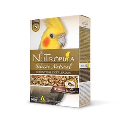 Alimento Nutrópica Seleção Natural Para Calopsita - 600 Gramas