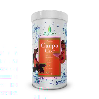 Alimento Para Peixe Carpa Cor Poytara 300G - 1 Unidade - 300 Gramas