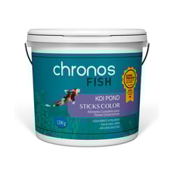 Alimento Para Peixe Chronos Fish Koi Pond Sticks Color - 1,2 Kilos