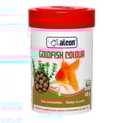 Alimento Para Peixes Alcon Goldfish Colours - 100G - 40 Gramas