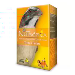 Alimento Para Trinca Ferro Farinhada Ferro Com Mel, Ovos E Frutas Nutropica 300G