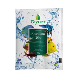 Alimento Poytara Spirulina 20% Para Peixes - 15G - 15 Gramas