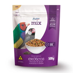 Alimento Prefere Mix Exóticos Para Diamante De Gould, Mandarim E Calafate - 500G