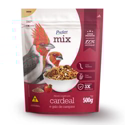 Alimento Prefere Mix Para Cardeal E Galo De Campina - 500G