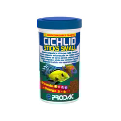Alimento Prodac Cichlid Sticks Small Para Peixes 90G