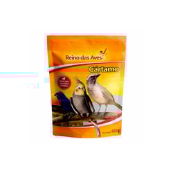 Alimento Reino Das Aves Semente De Cártamo - Pássaros 400G