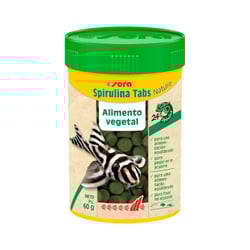 Alimento Sera Marine Spirulina Tabs Nature Para Peixes 60G