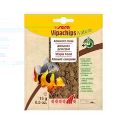 Alimento Sera Vipachips Nature Para Peixes De Fundo - 15 Gramas