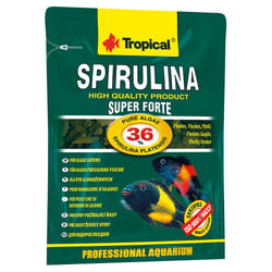 Alimento Tropical Spirulina Super Forte Para Peixes Ciclídeos