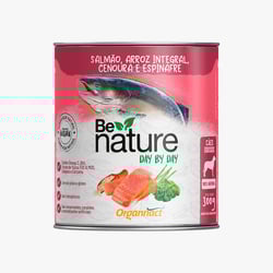 Alimento Úmido Organnact Be Nature Day By Day Sabor Salmão Para Cães Idosos - 300G