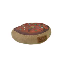Almofada Griff Dog Donut Marrom Para Cães - 1 Unidade