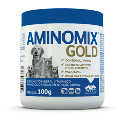 Aminomix Gold Vetnil Para Pets - 100G - 100 Gramas