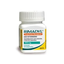 Analgésico E Anti-Inflamatório Rimadyl Zoetis 100Mg - 14 Comprimidos