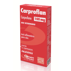 Anti-Inflamatório Carproflan 100Mg - 14 Comprimidos