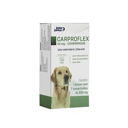 Anti-Inflamatório Carraproflex Mundo Animal 44Mg Para Cães - 7 Comprimidos