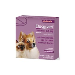 Anti-Inflamatório Chemitec Eloxicam 0,5Mg Para Cães E Gatos - 1 Unidade