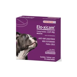 Anti-Inflamatório Chemitec Eloxicam Para Cães 2Mg - 1 Comprimido