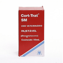 Anti-Inflamatório Cort-Trat Sm Injetável 50Ml - Para Cachorros