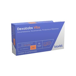 Anti-Inflamatório Dexatabs Vita Para Cães E Gatos - 12 Comprimidos