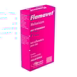 Anti-Inflamatório Flamavet 0,5 Mg Para Cães Agener União - 10 Comprimidos - 0,5 Miligramas