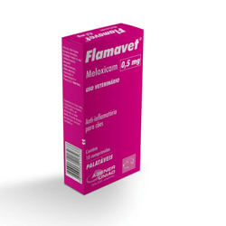 Anti-Inflamatório Flamavet Agener União 0.5Mg Para Cães - 10 Comprimidos