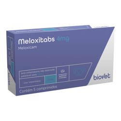 Anti-Inflamatório Meloxi Tabs 4Mg - 1 Unidade Para Cachorros