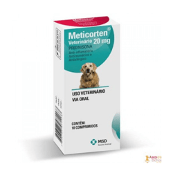 Anti-Inflamatório Meticorten 20Mg Para Cães - 10 Comprimidos