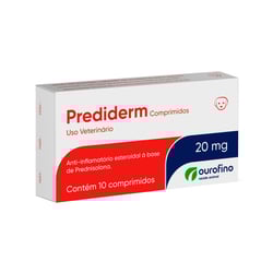 Anti-Inflamatório Prediderm Ourofino 20Mg - 10 Comprimidos