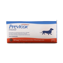 Anti-Inflamatório Previcox Merial 57Mg - 10 Comprimidos