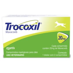 Anti-Inflamatório Trocoxil Zoetis 20Mg Para Cachorros - 1 Comprimido